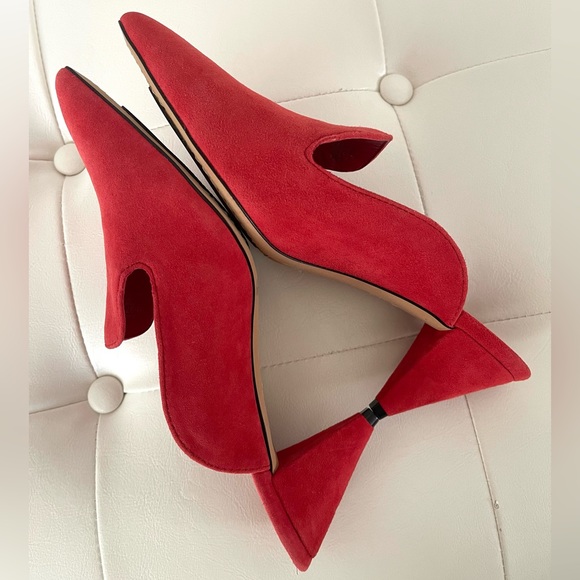 Vince Camuto red mules - Picture 4 of 8